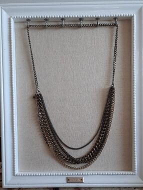 Multistrand Brass-Tone Layered Necklace
